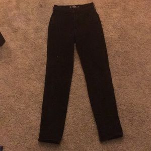 Black Hollister high rise mom jeans
